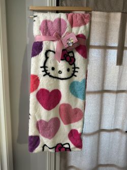 Hello Kitty Faux Fur Throw