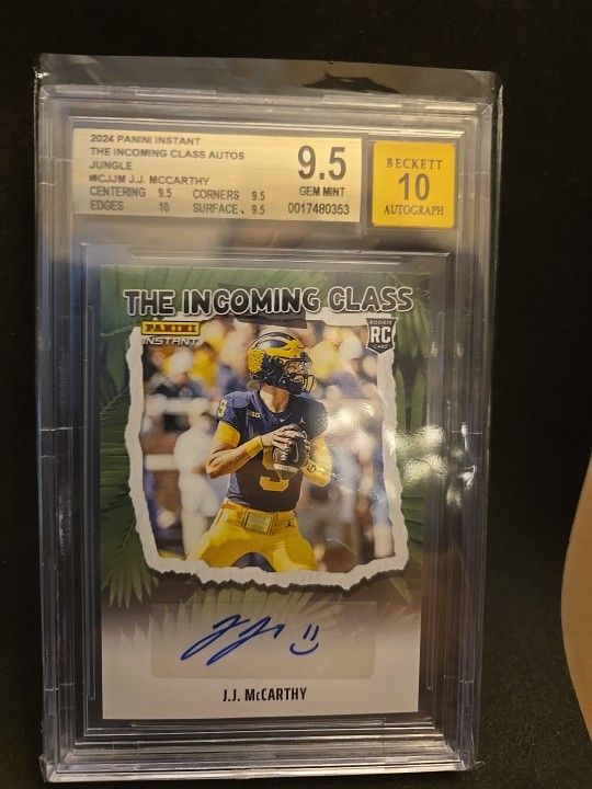 2024 Panini JJ McCarthy /25 Auto