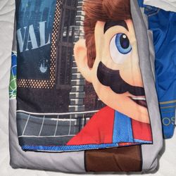 twin size mario bros 3piece fitting sheets