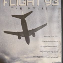 Flight 93, The Movie 9/11, True Story, Video, DVD (Mint) 90 Min 2006 Formated For Region One. details the heartbreaking true story of the heroic passe