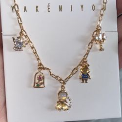 Beauty And The Beast Charm Necklace 