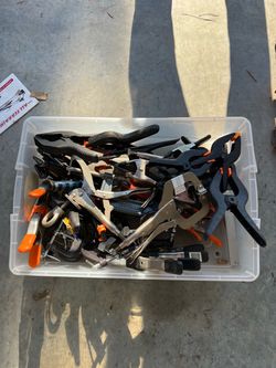 Box of various Clamps