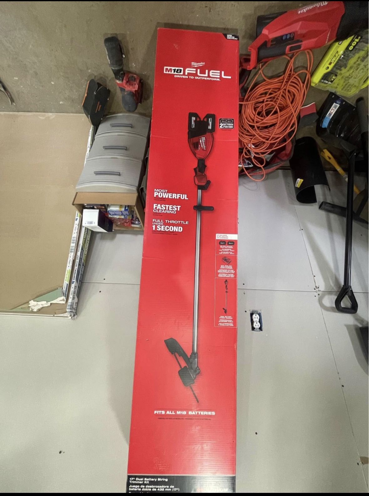 Milwaukee Duel Battery String Trimmer