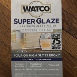SUPER GLAZE HIGH GLOSS EPOXY**BRAND NEW**