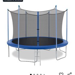 10 Ft Trampoline Still Inbox Blue