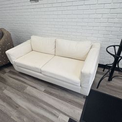 White Loveseat