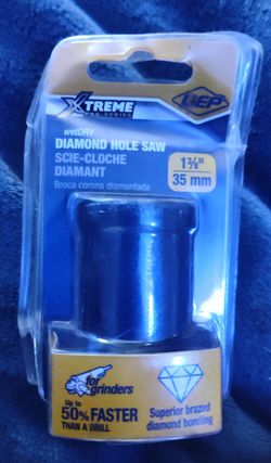 QEP 1-3/8 in. / 35 mm Diamond Hole Saw for Grinders