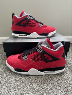 Air Jordan 4 Retro Toro Bravo Fire Red 2026 Men’s Size 12 (SKU: FQ8138-600)
