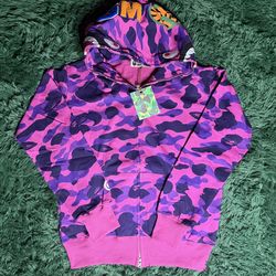 Purple Bape Hoodie