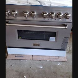 36" Zline Stainless Steel Duo Range Stove Gas, Electric Oven 220v$2900 CASH 