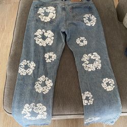 Denim Tears x Levi’s 501 Jeans – Size 32x32