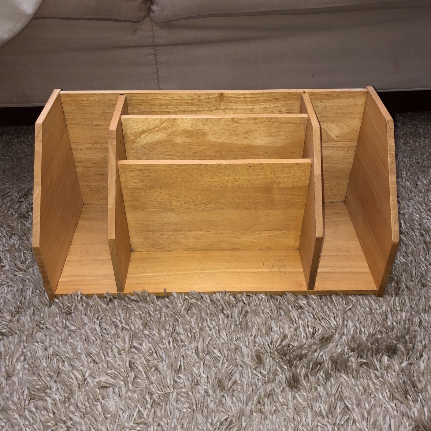Wooden Desk Organizer