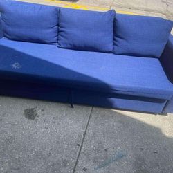 Blue Ikea Sofa With Delivery
