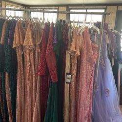 Vestido De Gala Talla Des 4hasta24 $10. Eachs