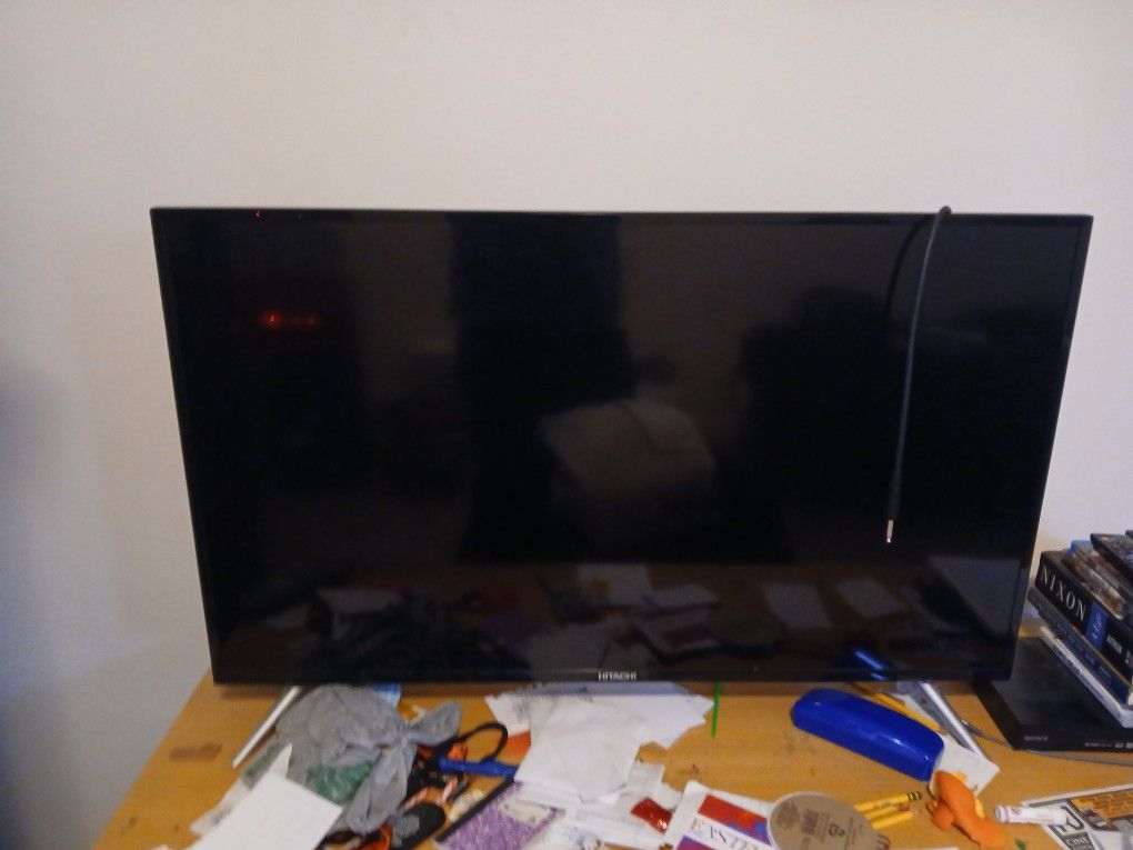 Hitachi Blue Ray Flatt TV.