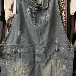 Overall Jean Dress