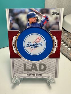 Mookie Betts Dodgers baseball cards - prices in pic order below