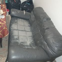 Black Two-person Couch
