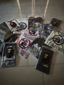 A mix of hellstar, essentials, bape, hellstar, and awful lot of cough syrup