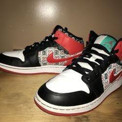 Jordan 1 SE Mid Ugly Christmas Sweater 