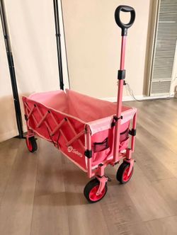 Carrito de playa pink