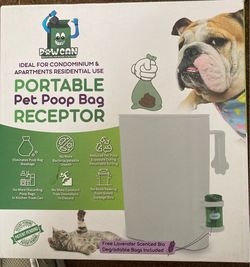 Portable Pet Poop Bag Receptor PawCan Outdoor