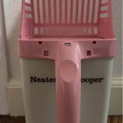 Neater Scooper Cat Litter Box Cleaner – Pink (Brand New)
