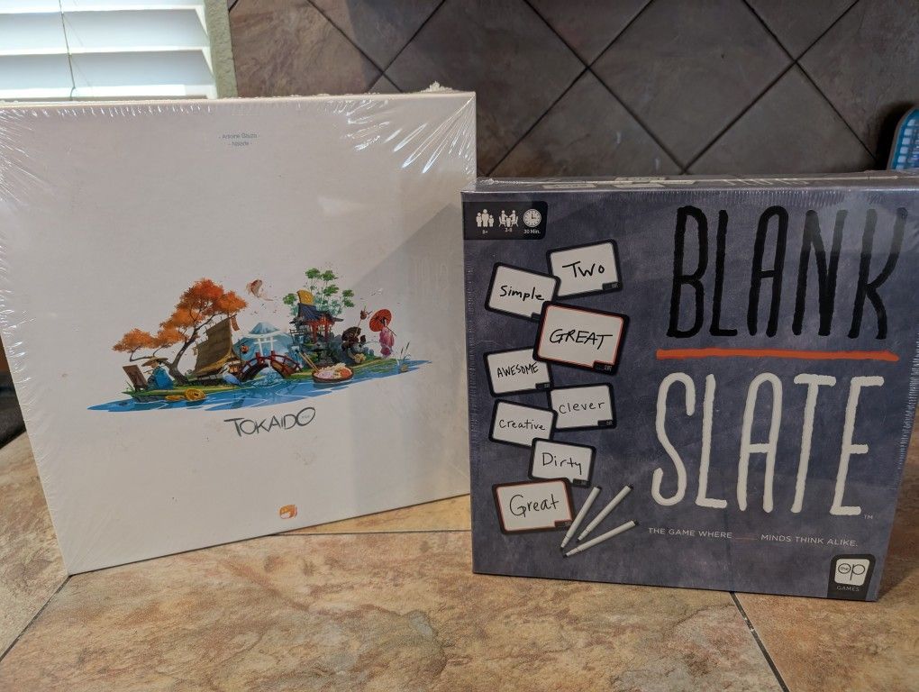 X2 Board Games: Tokaido & Blank Slate