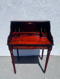 Bombay Company mahogany secretary writing desk