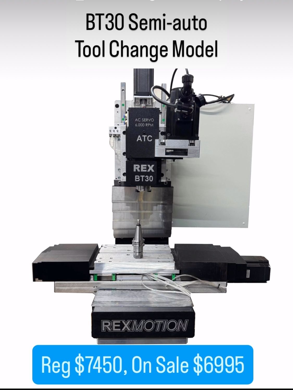 Mini Mill For Sale Semi Auto Tool Change
