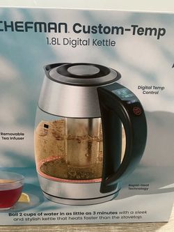 Chefman Custom-Temp 1.8L Digital Kettle