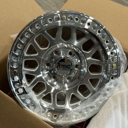 KMC GRENADE BEADLOCK WHEELS IN STOCK 17” MACHINED FINISH 🔥 PAYMENT PLANS AVAILABLE NO CREDIT NEEDED