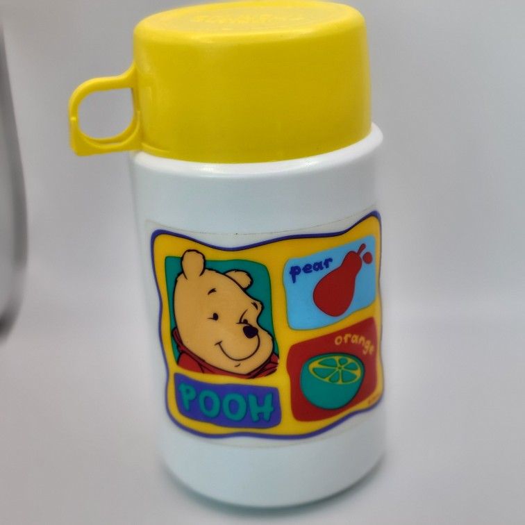 Vintage 90s Winnie The Pooh Lunchbox Thermos *Includes Thermos Only*