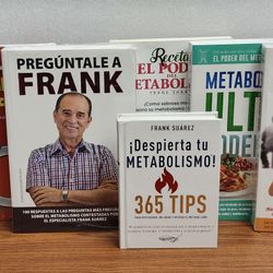 Brand NEW - Colección de 7 Libros de Frank Suárez en ESPAÑOL