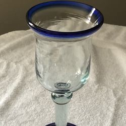 Set of 4 Wine Glasses 8” x  3.25”  $10
