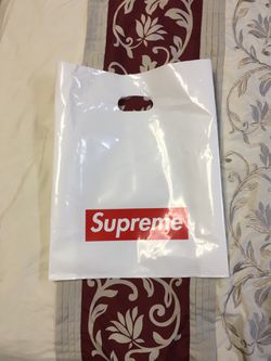 Supreme plastic bag