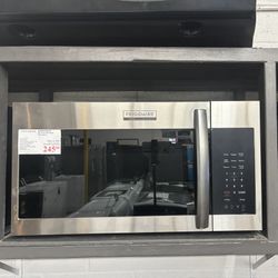 New! Frigidaire 30” Inch Over the Range Microwave 