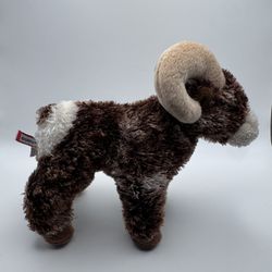 Douglas Cuddle Toy Bighorn Sheep Ram Plush - Realistic 8"