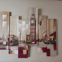 London Painting Approx 4ftx4ft