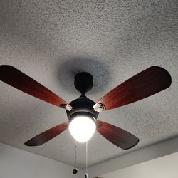 48 inch Hampton Bay ceiling fan works great