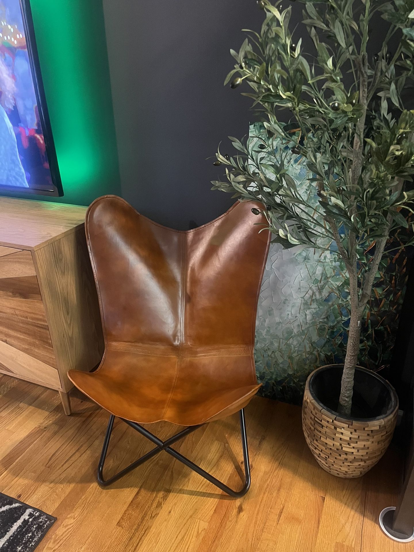 Leather Butterfly Chair