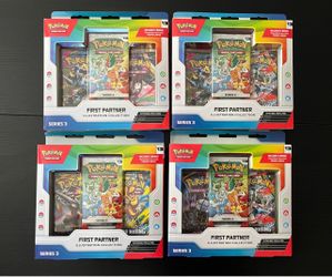 Pokémon First Partner Illustration Collection Series 3 (x4)