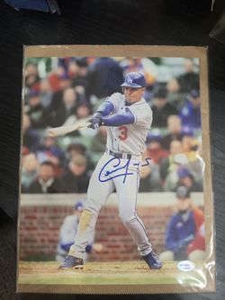 Cesar Izturis Dodgers Autograph