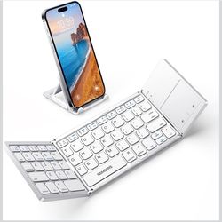 Foldable Bluetooth Keyboard with Touchpad