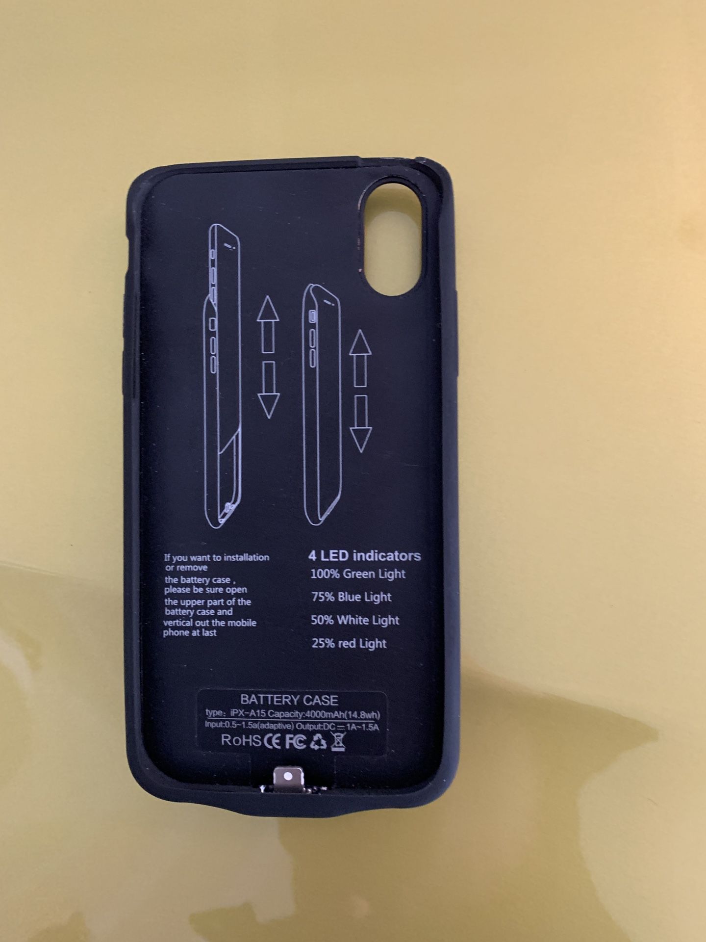 Iphone X Battery Case and Additional SwissMate Case Bundle
