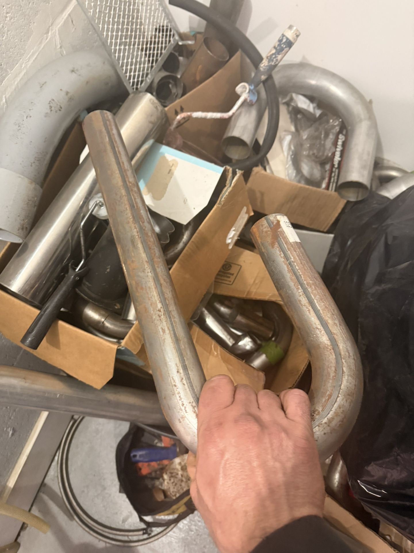 X4 Boxes Of Exhaust Parts-