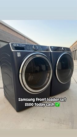 Samsung washer dryer set
