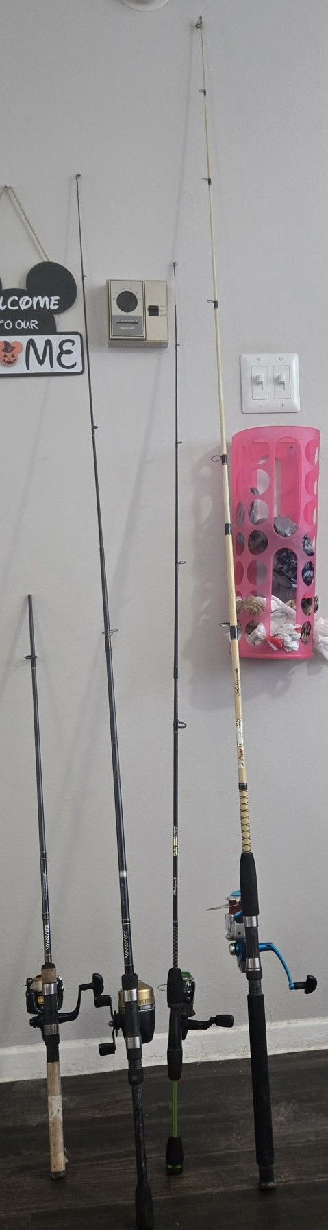 Fishing Rods, Cast Net, & Tackle Package