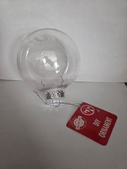 12 NWT DIY Ornament Bulbs 4-inch Diameter