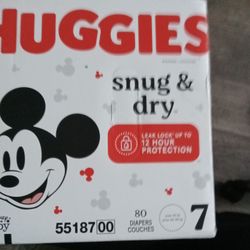 HUGGIES DIAPERS!! 6&7